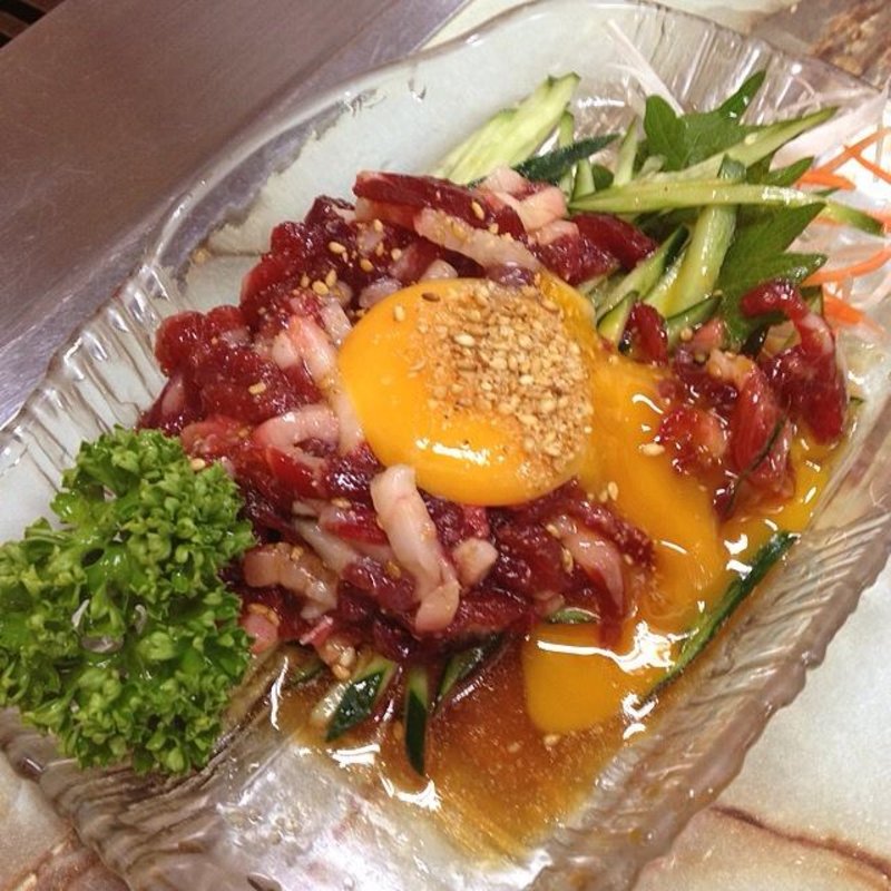 桜ユッケ(焼肉　一路 )