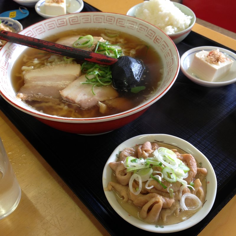 ラーメン定食　(すがい食堂 （すがいしょくどう）)