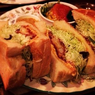 海老カツサンド(あかね珈琲館 )