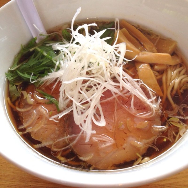 正油ラーメン(湖麺屋　リールカフェ)