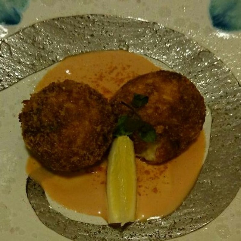 牡蠣のクリームコロッケ(四季や)