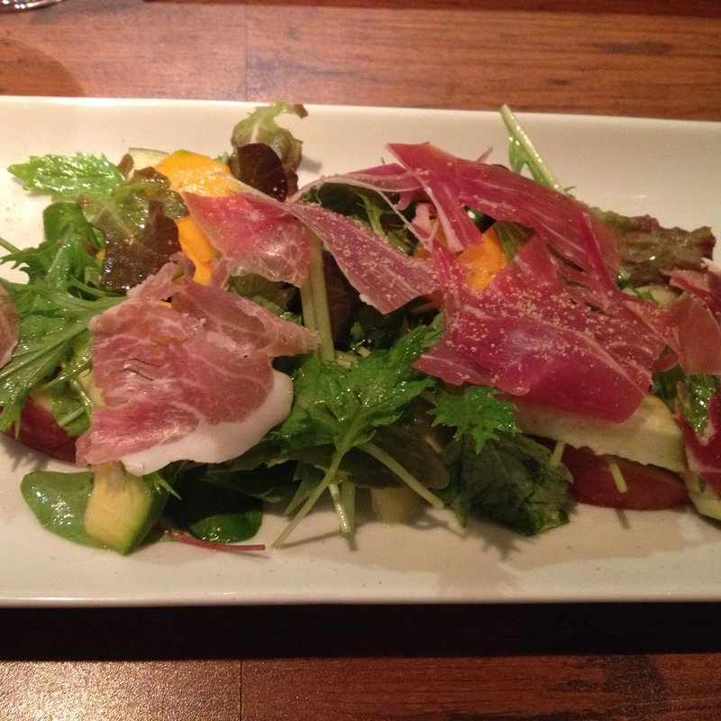 ローストビーフのカルパッチョ(プチコニシ)