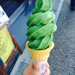 抹茶ソフト(茶房 京みどり)