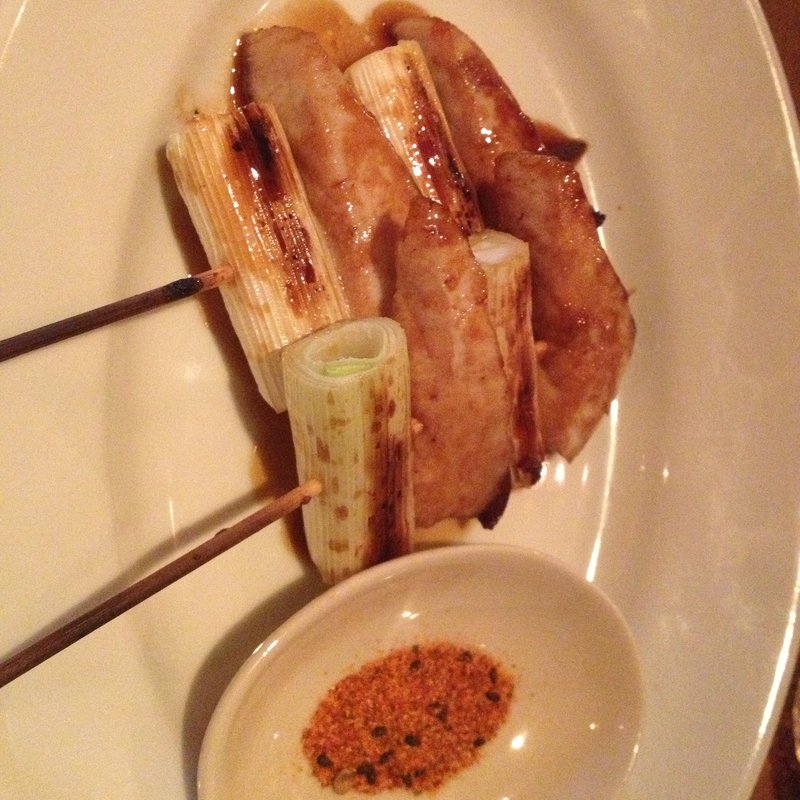 ぶりとねぎの黒焼き串(BIANCARA)