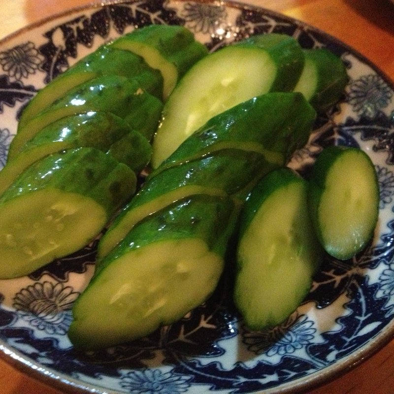 きゅうり浅漬け(オーツキ食堂)