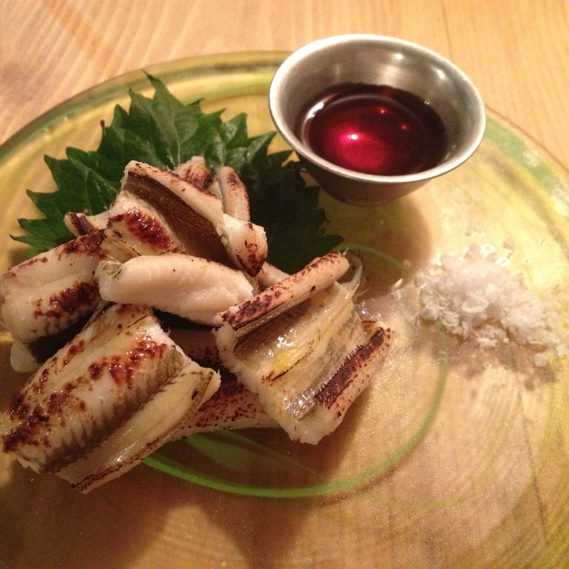 朝どれ煮穴子炙り(オーツキ食堂)