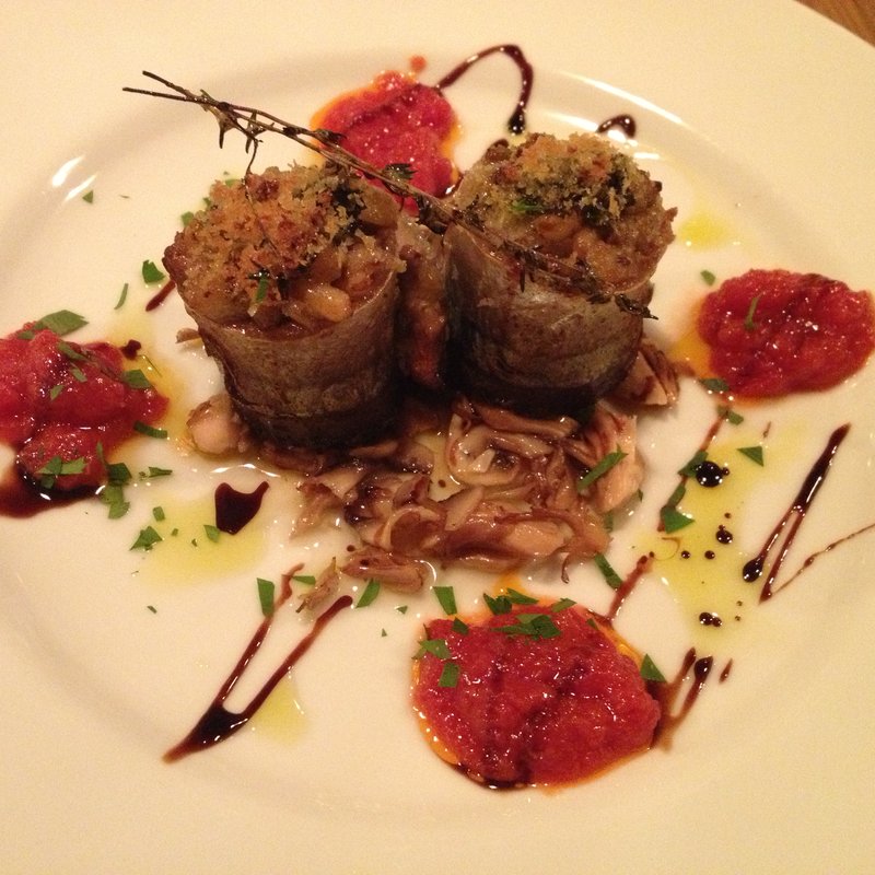 秋刀魚と秋茄子のインボルティーニ(BIANCARA)