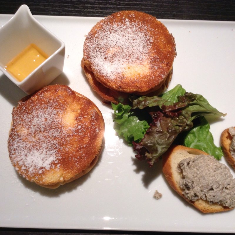 レモンとリコッタチーズのパンケーキプレート(カーサ ビアンカ カフェ （Casa bianca cafe）)