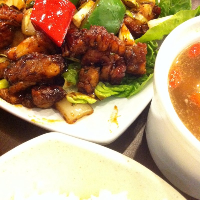 Fried Roasted Pork(1977 New Restaurant Ipoh Chicken Rice)