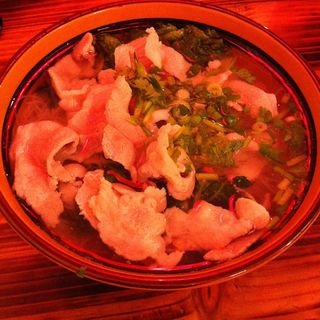 Soup Pork Slice Noodles (Thin Noodles, No Topping)(Go Noodles House 有間麵館)