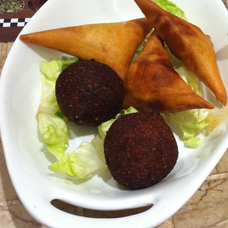 Sambosa Lamb/cheese/chicken, Kibbeh(Al-Tanoor by Tarbush)