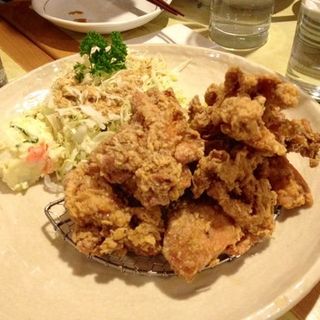 Tori Karaage with a Shredded Cabbage and Potato Salad(SAPPORO EAST)