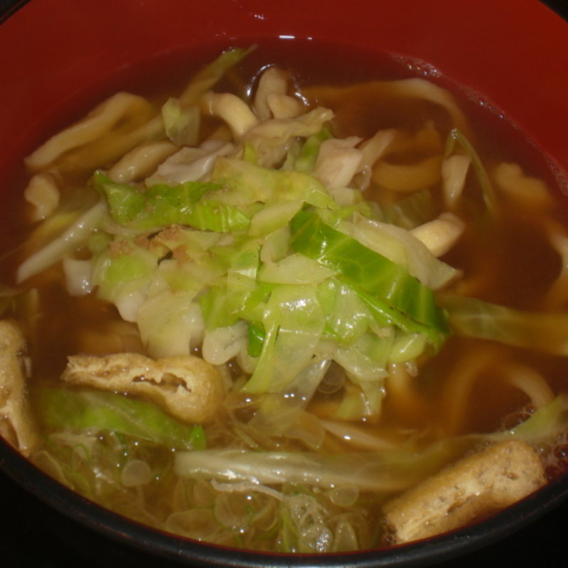 キャベツうどん(海の家)