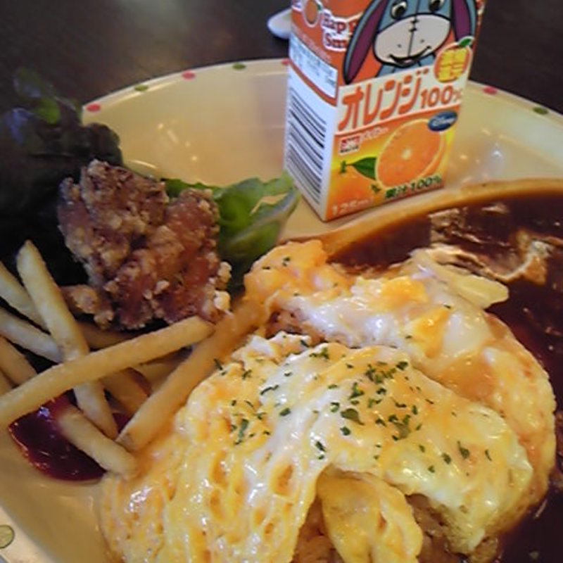 お子様オムライスランチ(源食菜菜)