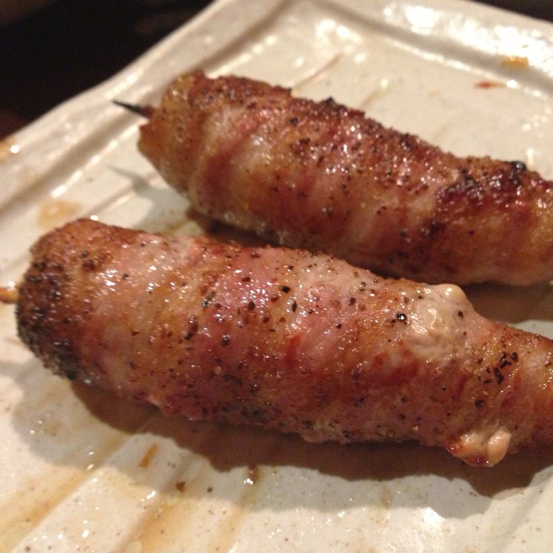 つくねのベーコン巻き(よし鳥)