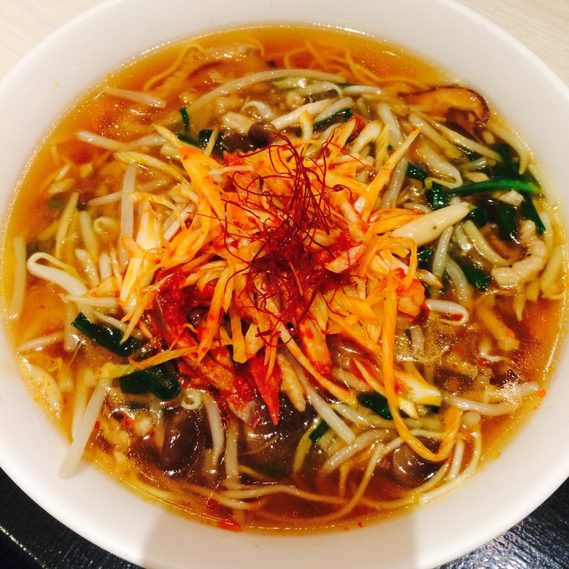 ピリ辛サンマー麺(新宿ローズ邸)