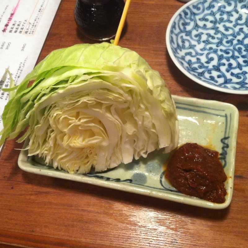 串キャベツ(串八珍 御徒町店 （くしはっちん）)