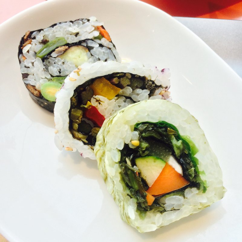 ななつぼしの創作野菜巻き(あかん湖鶴雅ウイングス)
