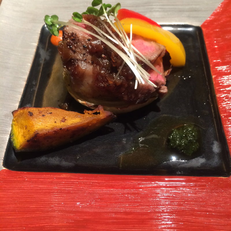 越後牛ステーキ(海鮮料理　えいたろう)