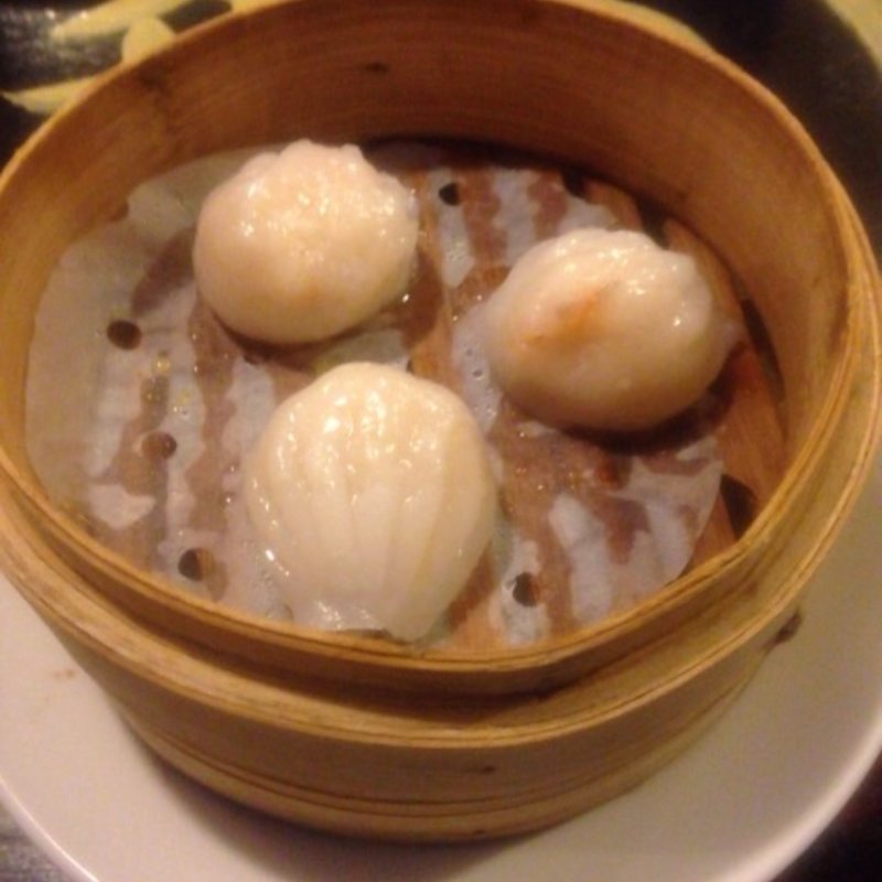 海老蒸し餃子(餃子菜館てんじく 西明石店)