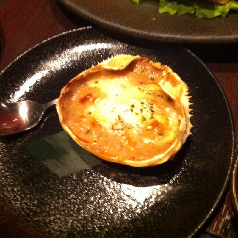 かに味噌甲羅焼き(小樽食堂 奈良西大寺店 （おたるしょくどう）)