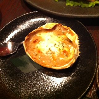 かに味噌甲羅焼き(小樽食堂 奈良西大寺店 （おたるしょくどう）)