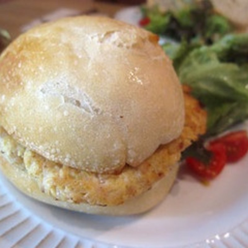 豆腐バーガーセット(カフェ・テルヴェ！)