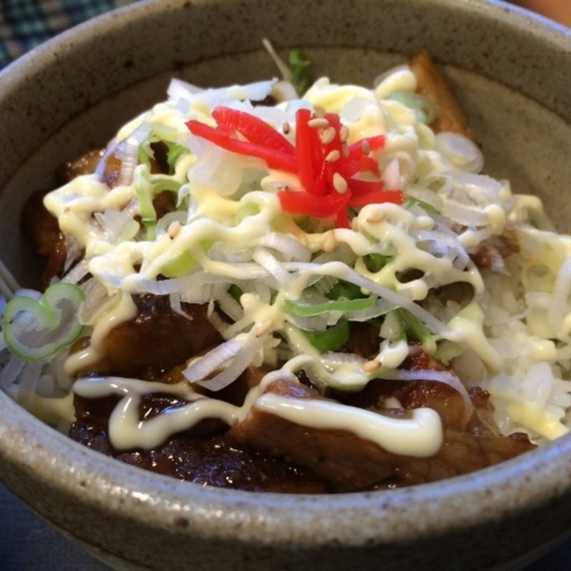 ネギマヨチャー丼(らーめん玄 神楽店)