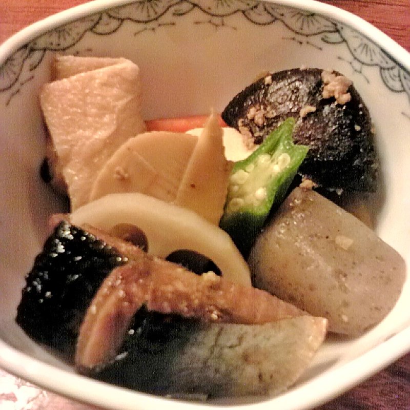 お通しの煮物(男鹿半島 東陽町店)