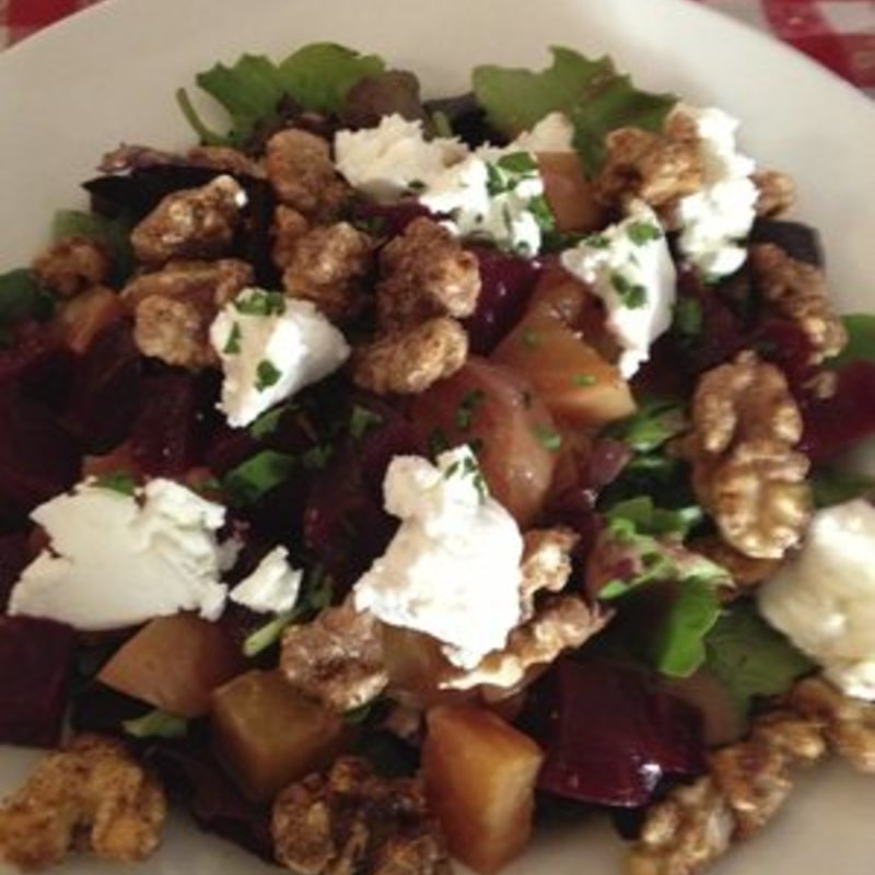 Beet and goat cheese salad(Brasserie Du Vin )