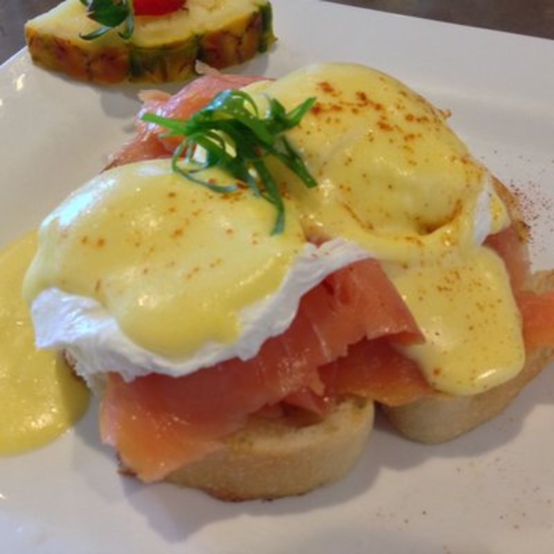 salmon benedict(Moena Cafe)