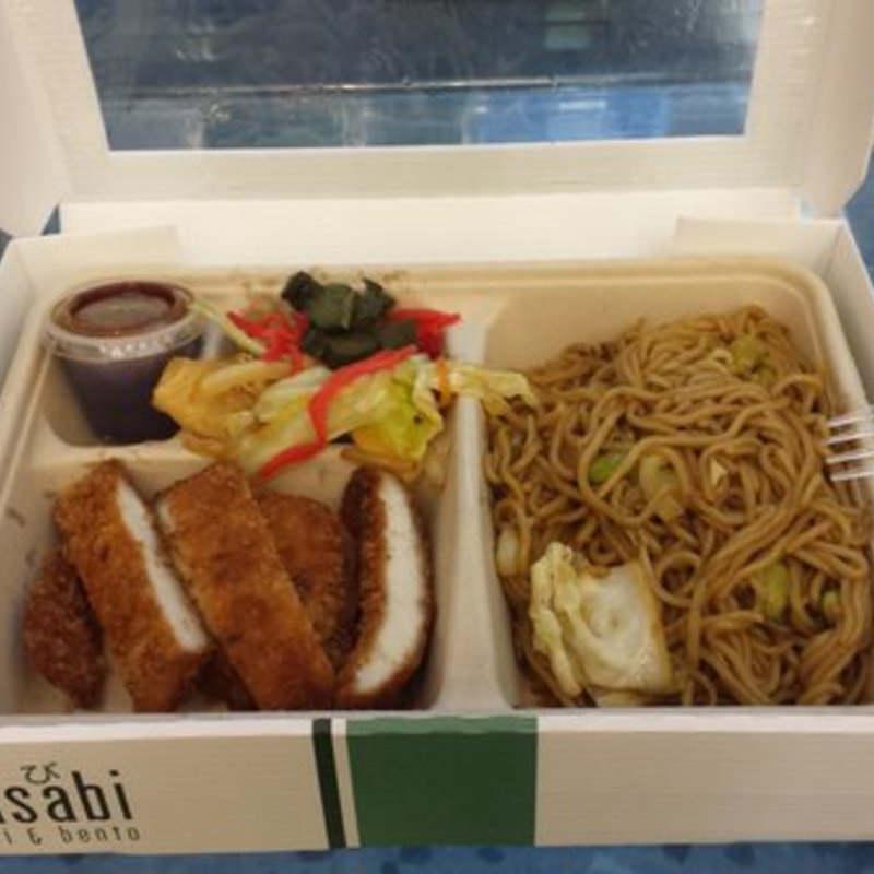 katsu yakisoba box(Wasabi Sushi )