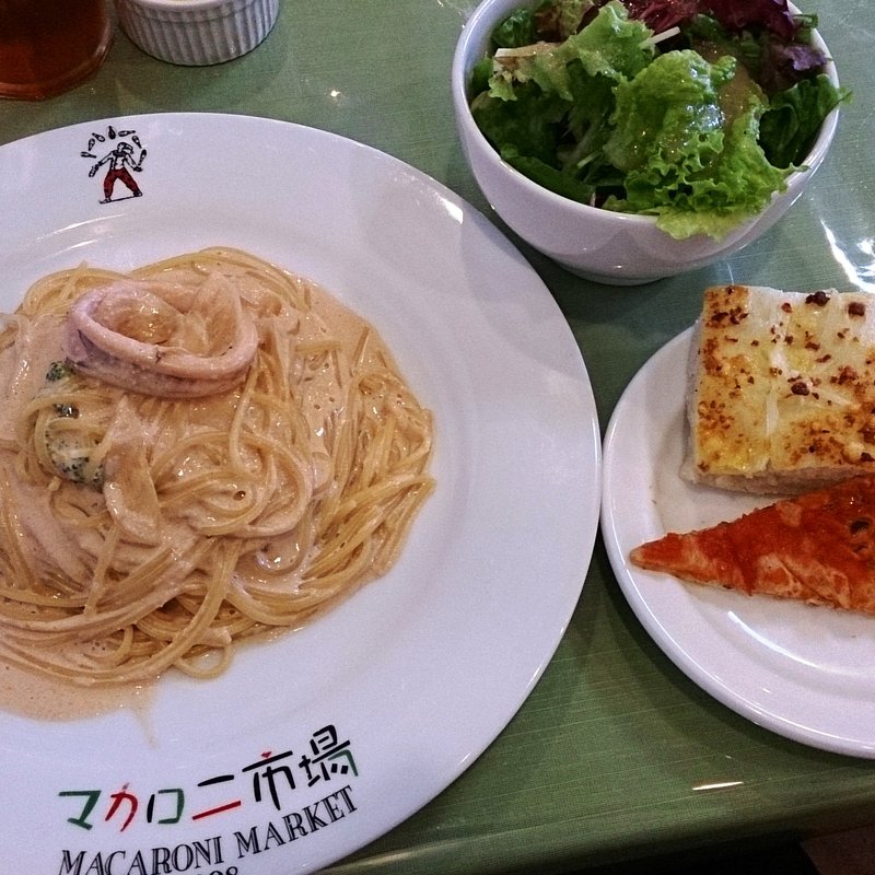パスタブランチ　明太子のクリームソース(マカロニ市場 相模原店)