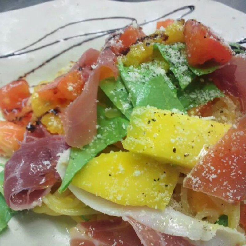 フルーツパスタ(かぼ茶庵 )