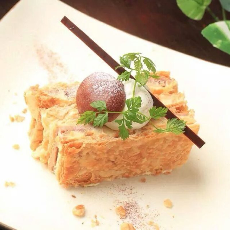 栗のミルフィーユ(かぼ茶庵 )