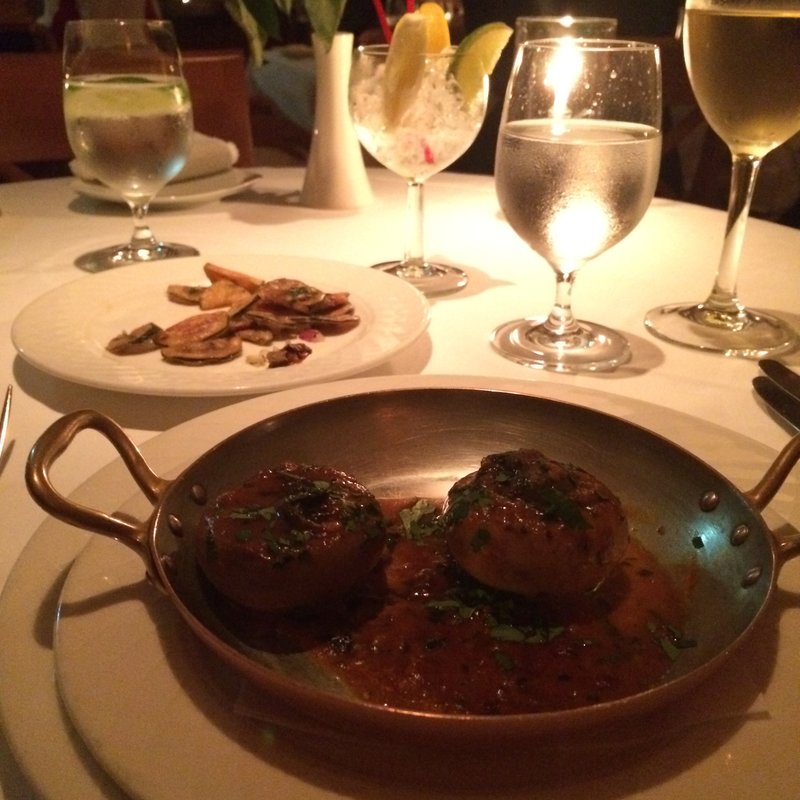 エスカルゴを詰めたスパイシーマッシュルーム(イル・ムリーノ・ニューヨーク ダイニング （IL MULINO NEW YORK）)