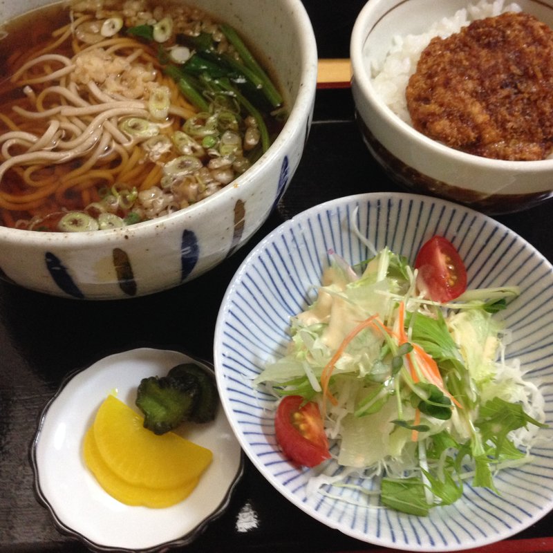 蕎麦セット(柏屋食堂 )