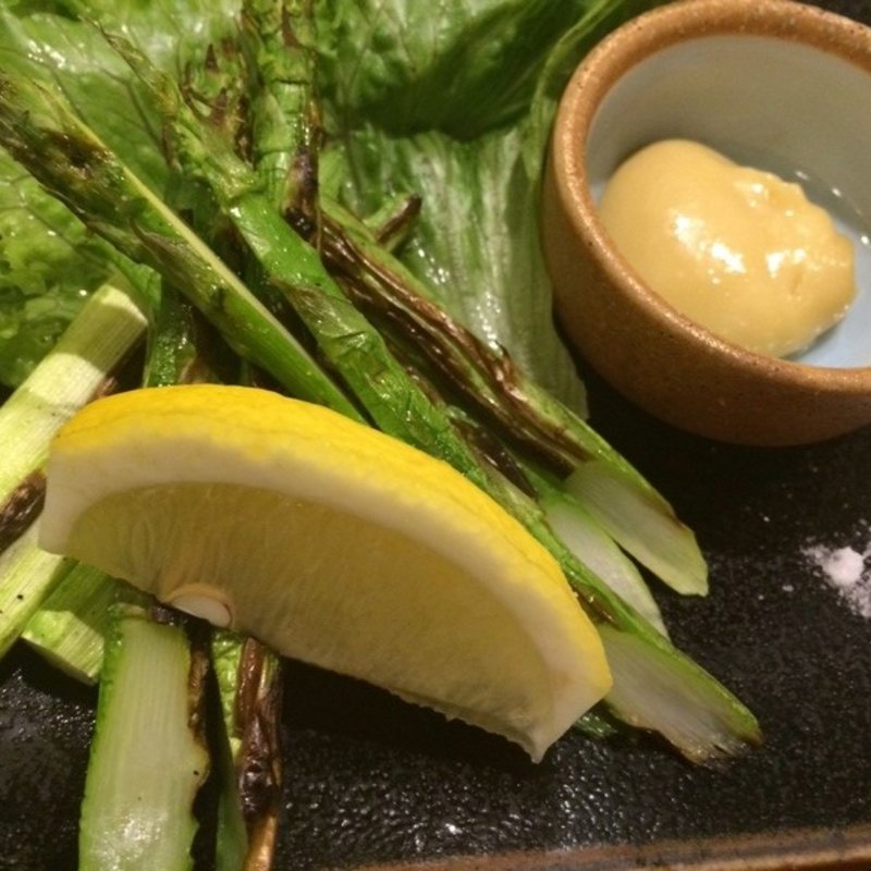 アスパラ焼き(炉端のユーカラ)