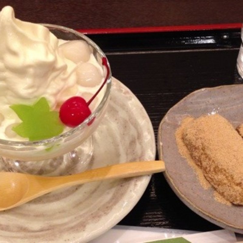 ソフト白玉とあべかわ餅セット(白水堂 )