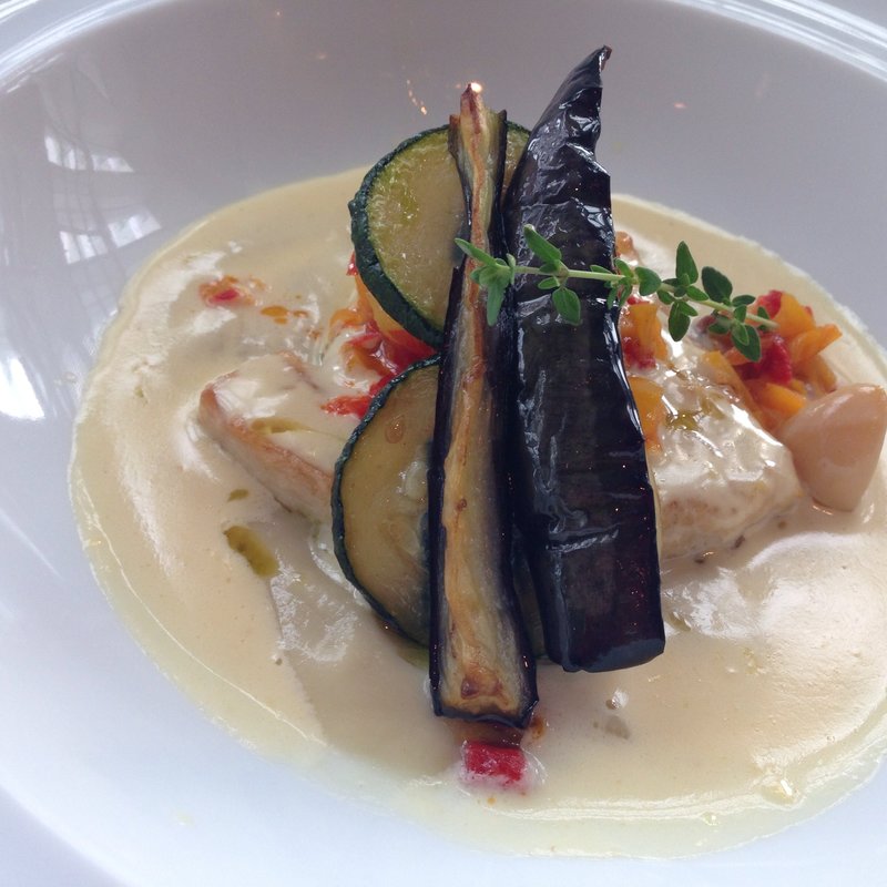 メカジキのブランチャーソテー　オレンジ風味のソース(ブラッスリー ポール・ボキューズ ミュゼ （BRASSERIE PAUL BOCUSE Le Musee）)