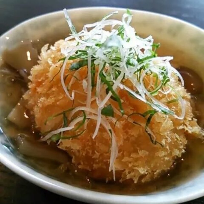 じゃがいもコロッケひき肉のトマトソース(やすひろの畑 )