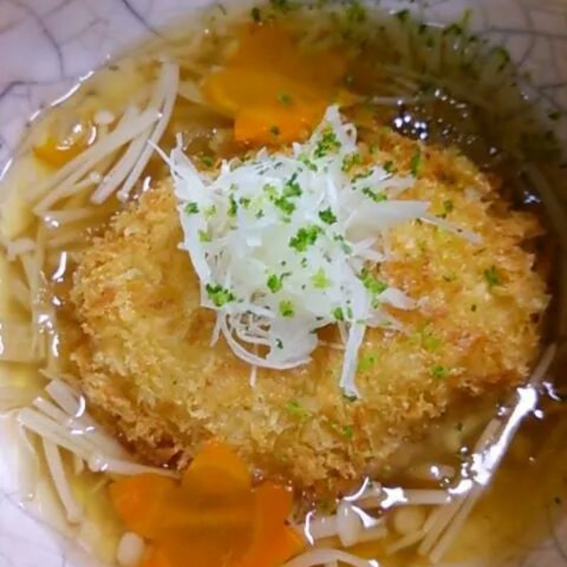 コロッケきのこあんかけ(やすひろの畑 )