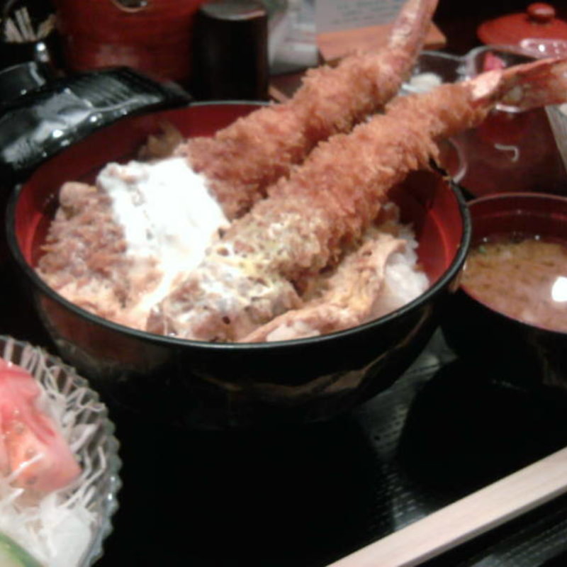 Shrimp Katsu-Don(Tonkatsu Ginza Bairin)