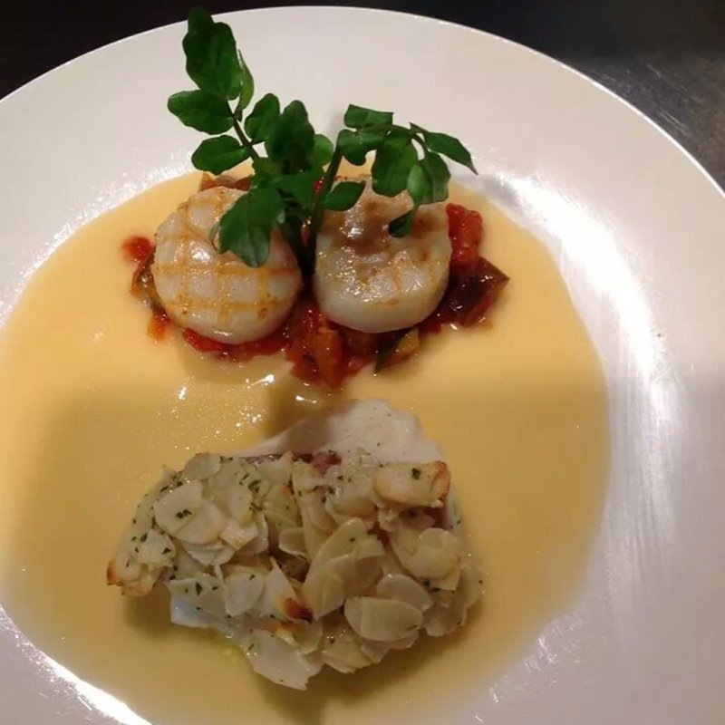 ホタテのグリルラタトゥイユ添え(カスケードガーデン （Cascade Garden【旧店名】レストラングリーンハウス）)