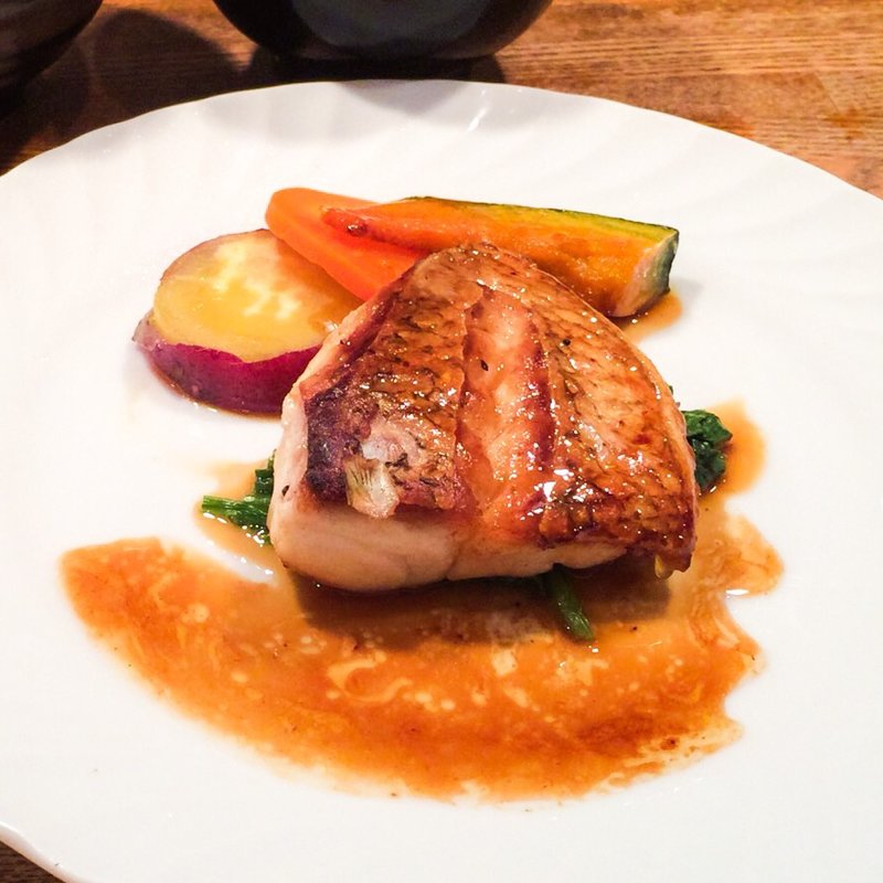 真鯛のソテー(せきぐち亭)