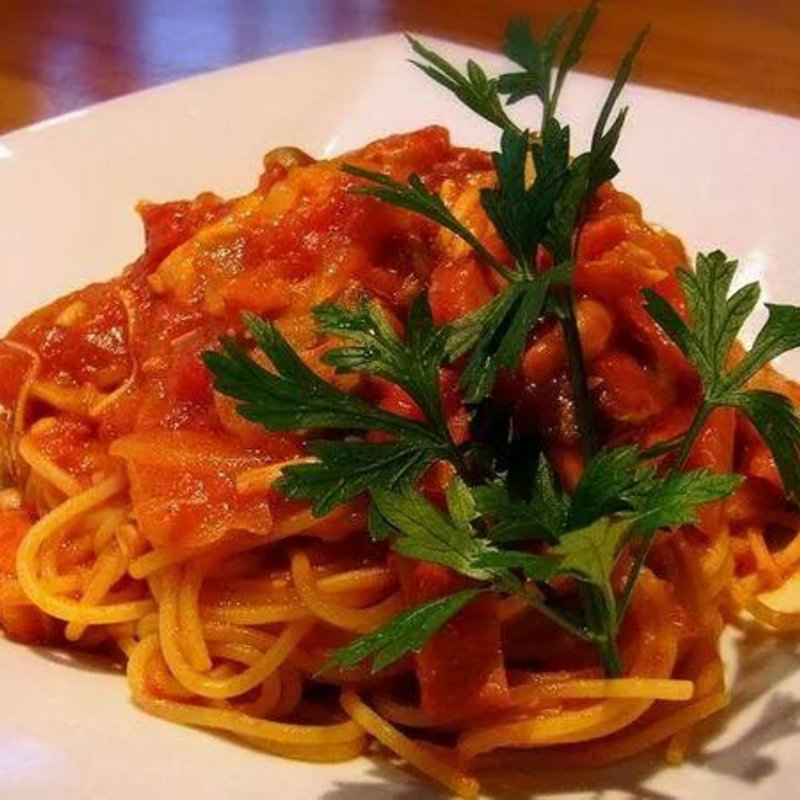 4種のキノコのトマトパスタ(カスケードガーデン （Cascade Garden【旧店名】レストラングリーンハウス）)