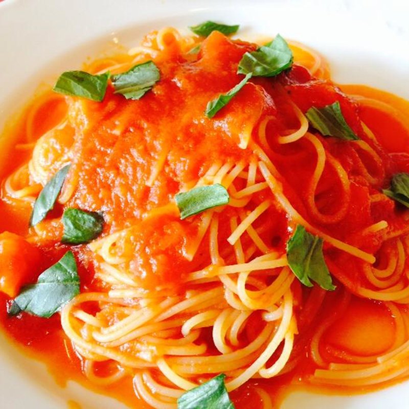 トマトとバジルのスパゲッティー(Trattoria Cincin)