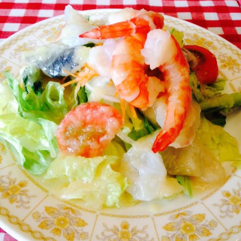 海の幸のサラダ(Trattoria Cincin)