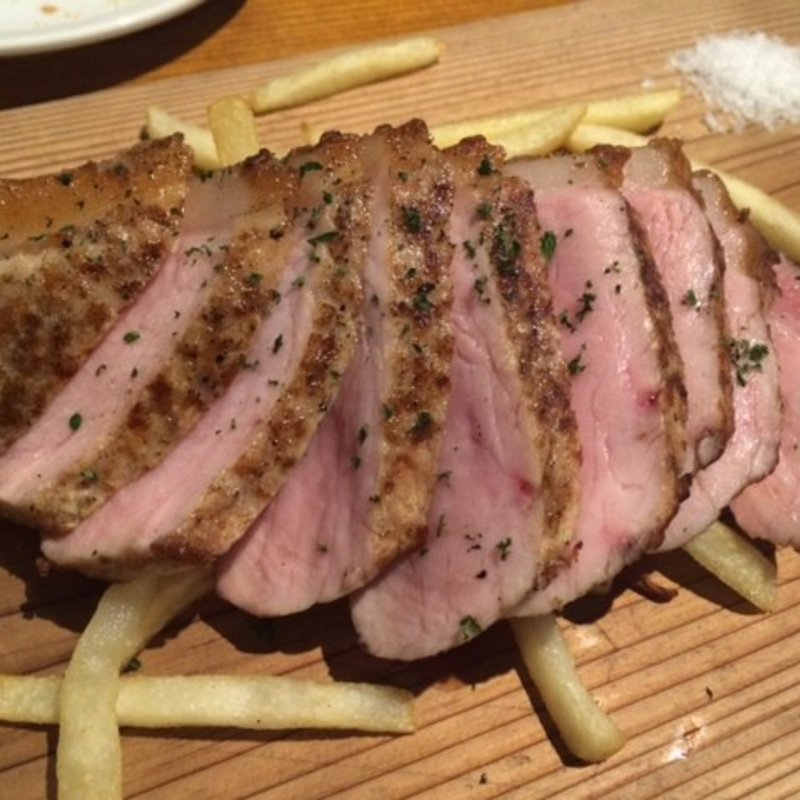 やまと豚の熟成肉炭火焼ステーキ(Tsui-teru!)