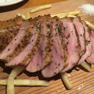 やまと豚の熟成肉炭火焼ステーキ(Tsui-teru!)